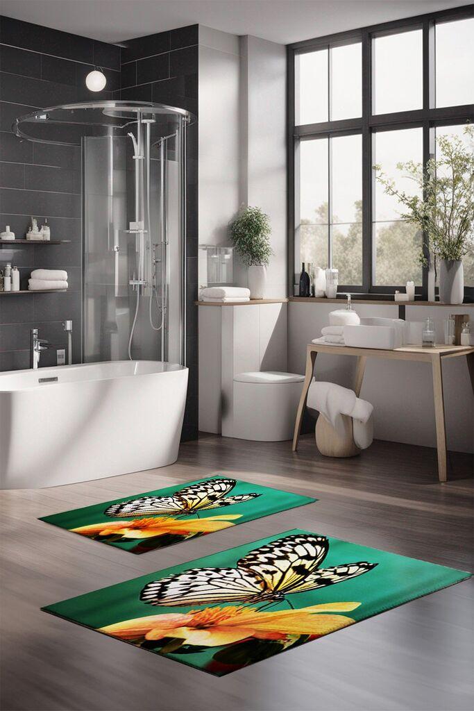 L'essentiel Maison Set prostirki za kupatilo CT-5104, 2 Komada, Šarena