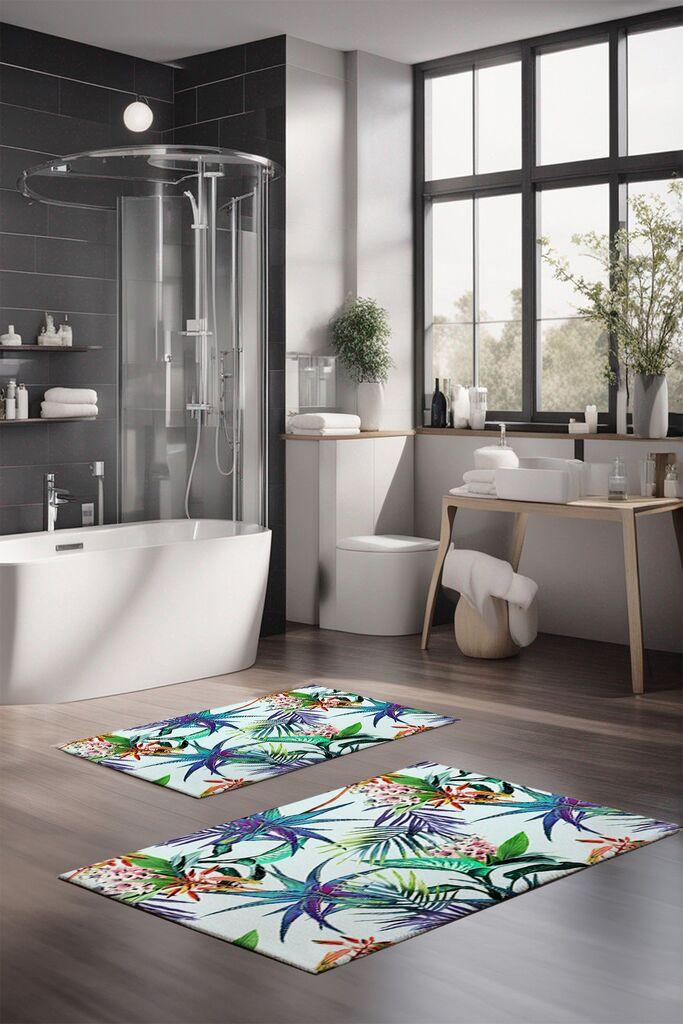 L'essentiel Maison Set prostirki za kupatilo CT-5313, 2 Komada, Šarena