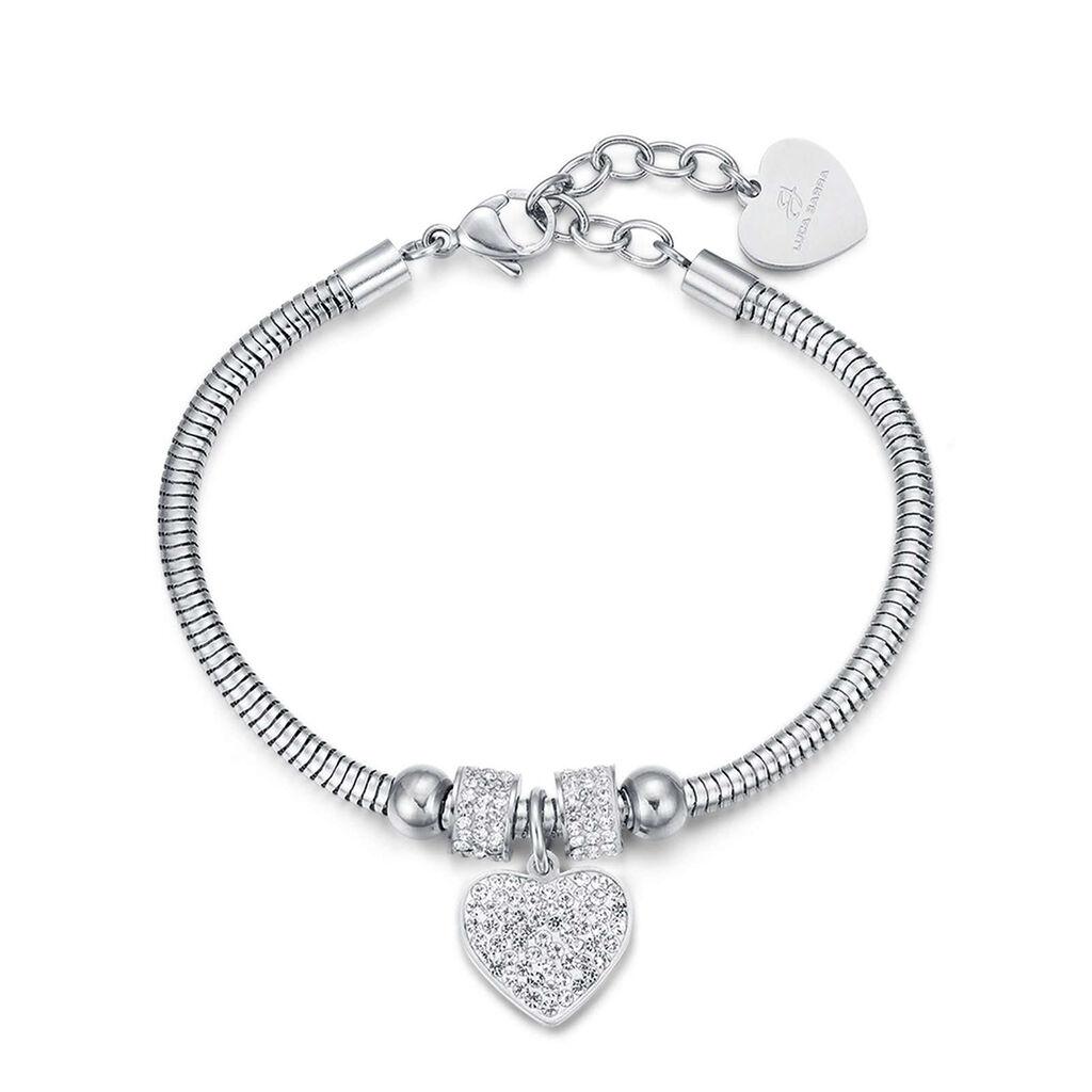 Luca Barra Ženska narukvica, Srebrne boje