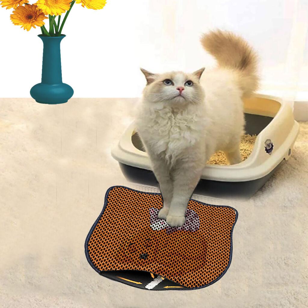 Aberto Design Prostorika za toalet za mačke Kdkafa0035, 40 x 50 cm, Narandžasta