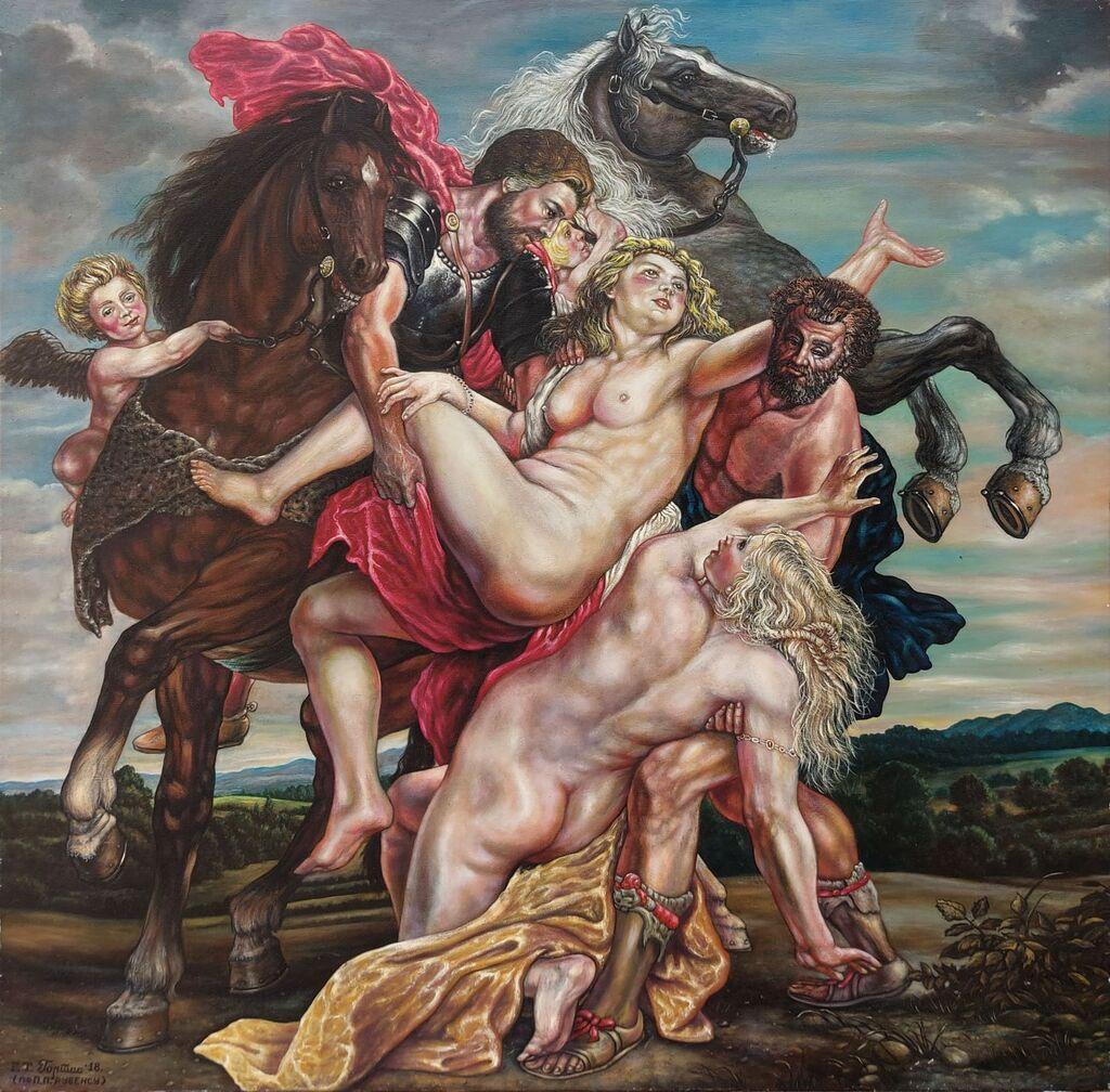 Po Rubensu, 90x90 cm