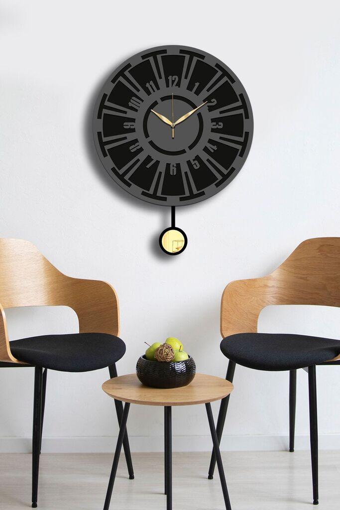 Wallity Zidni sat Vlnt114Ant, 39x50 cm, Antracit-zlatni