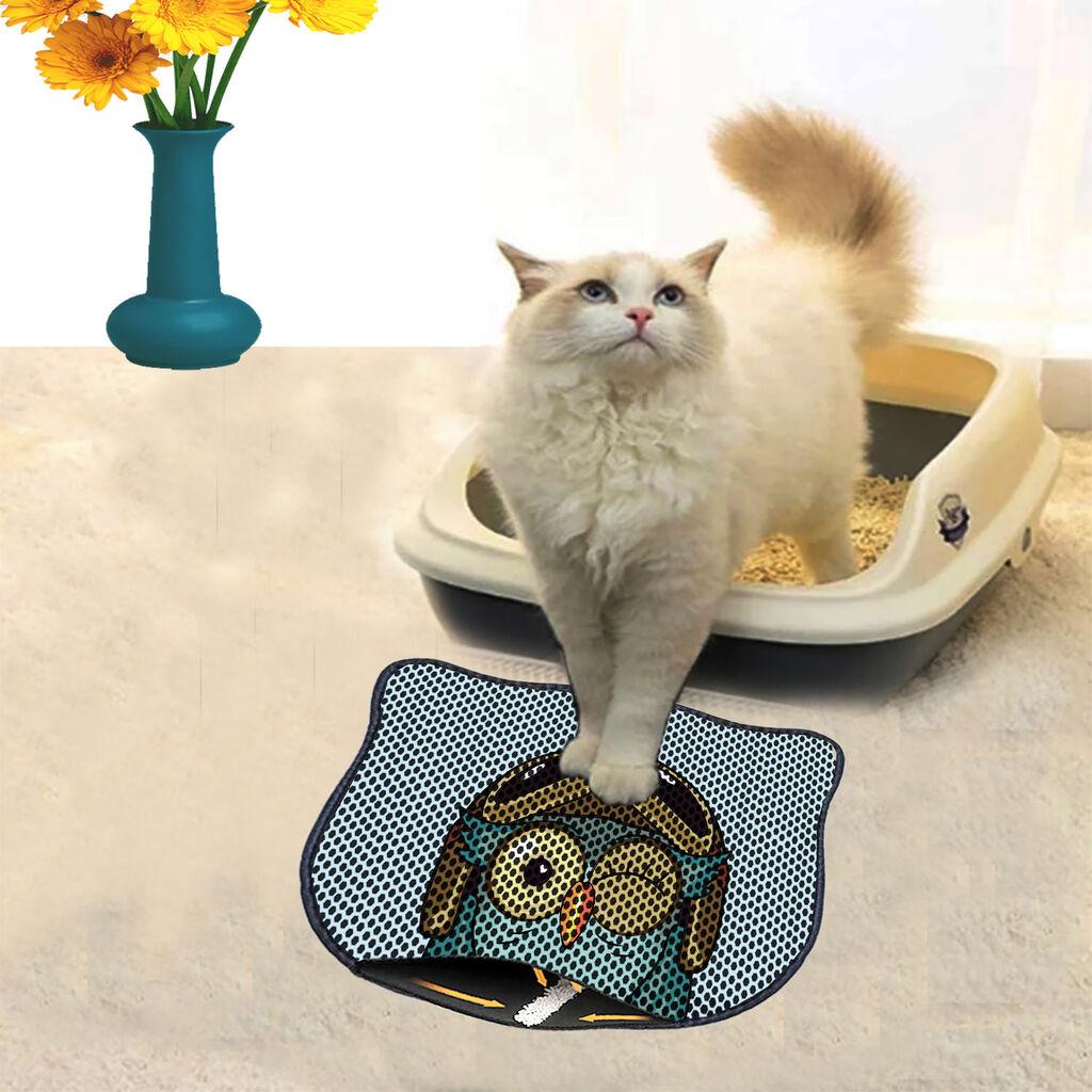 Aberto Design Prostorika za toalet za mačke Kdkafa0081, 40 x 50 cm, Šarena