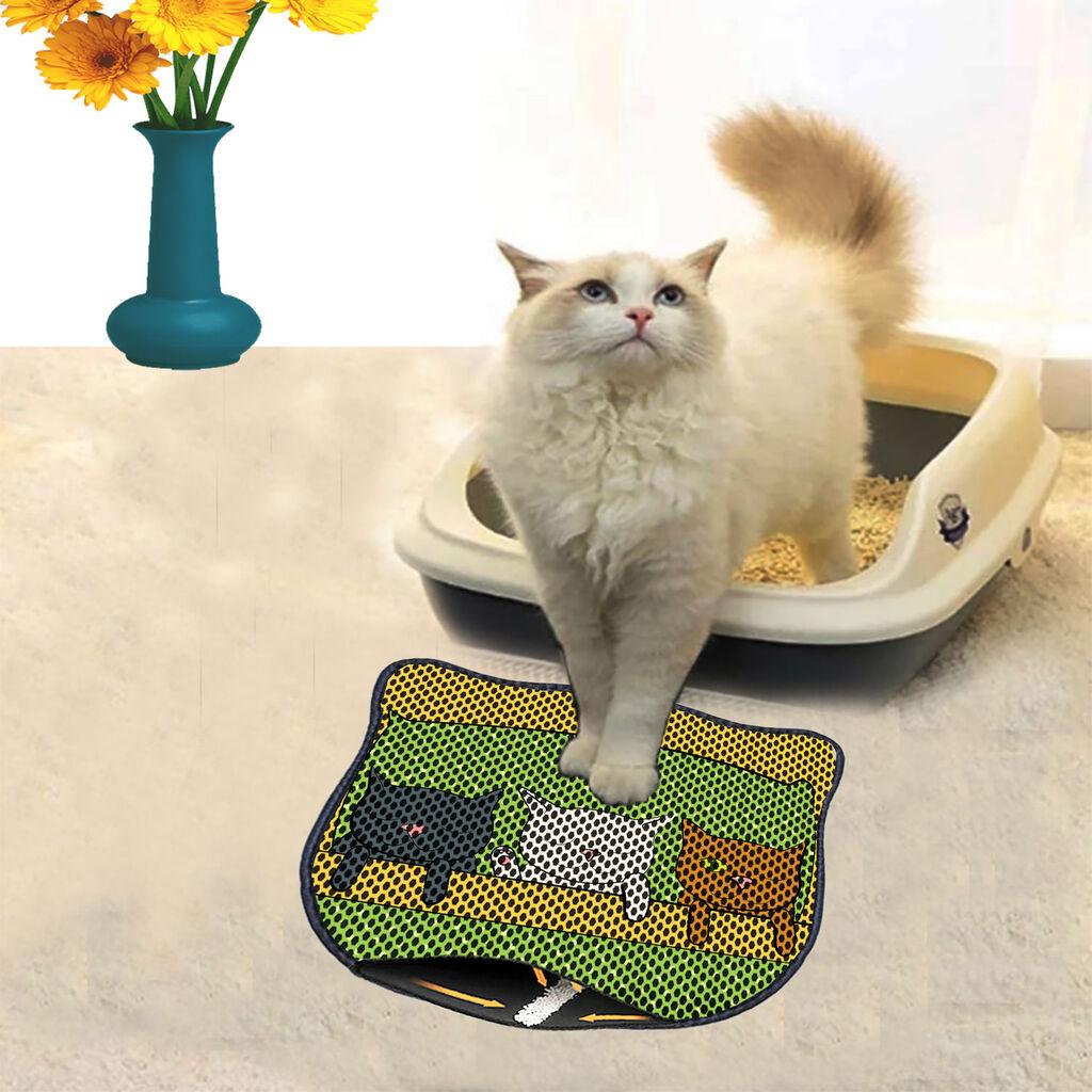 Aberto Design Prostorika za toalet za mačke Kdkafa0231, 40 x 50 cm, Šarena