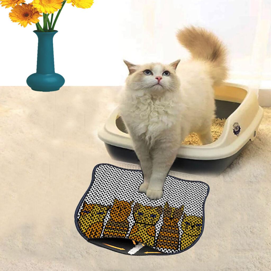 Aberto Design Prostorika za toalet za mačke Kdkafa0229, 40 x 50 cm, Šarena