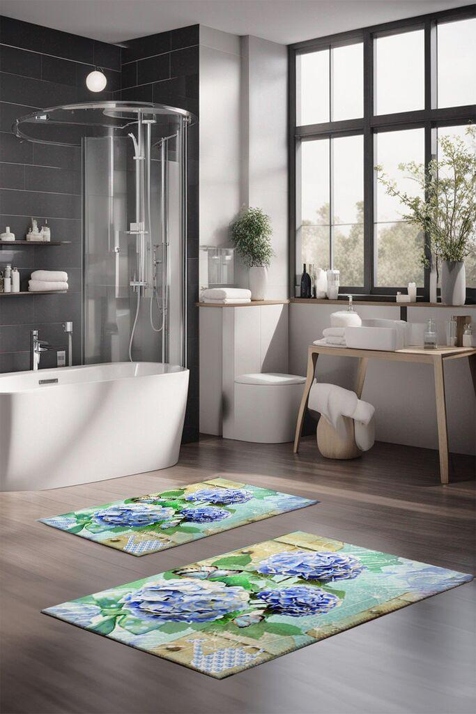 L'essentiel Maison Set prostirki za kupatilo CT-5257, 2 Komada, Šarena