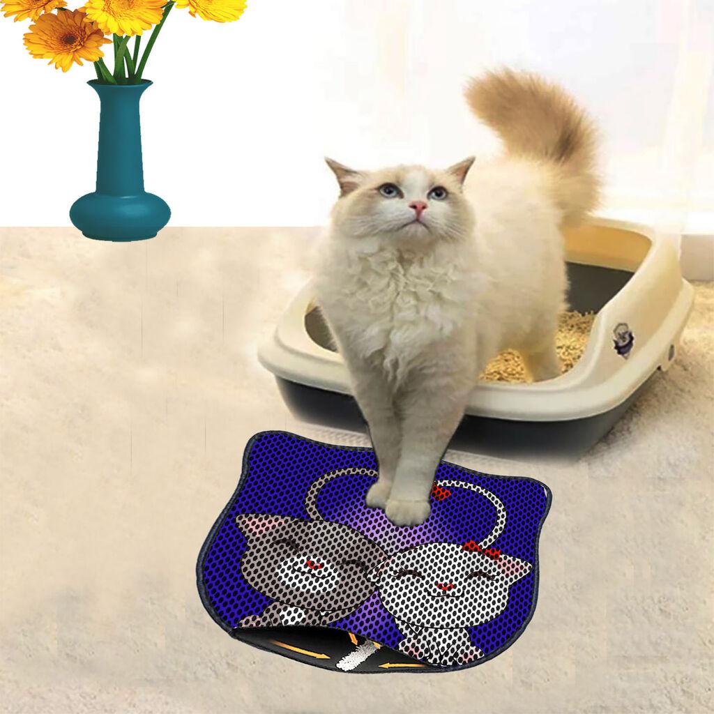 Aberto Design Prostorika za toalet za mačke Kdkafa0086, 40 x 50 cm, Ljubičasta