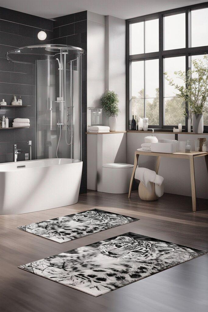 L'essentiel Maison Set prostirki za kupatilo CT-5286, 2 Komada, Šarena