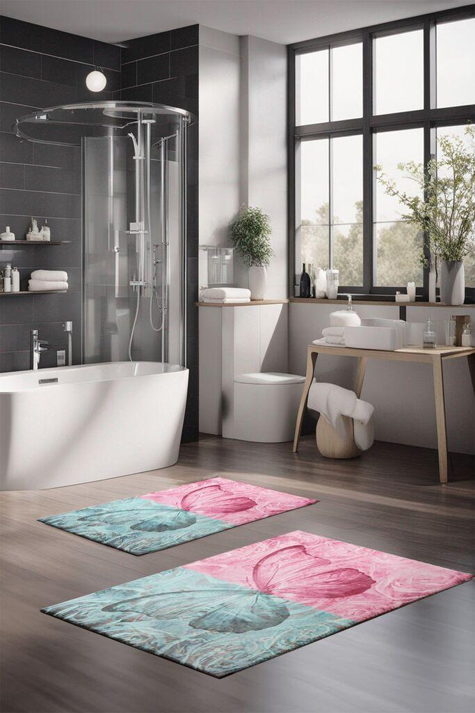 L'essentiel Maison Set prostirki za kupatilo CT-5217, 2 Komada, Šarena