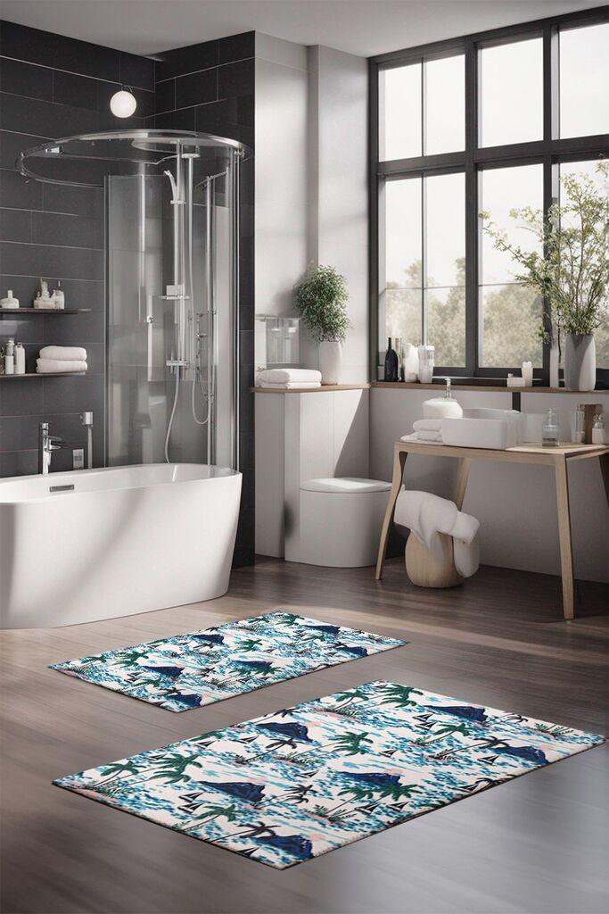 L'essentiel Maison Set prostirki za kupatilo CT-5239, 2 Komada, Šarena