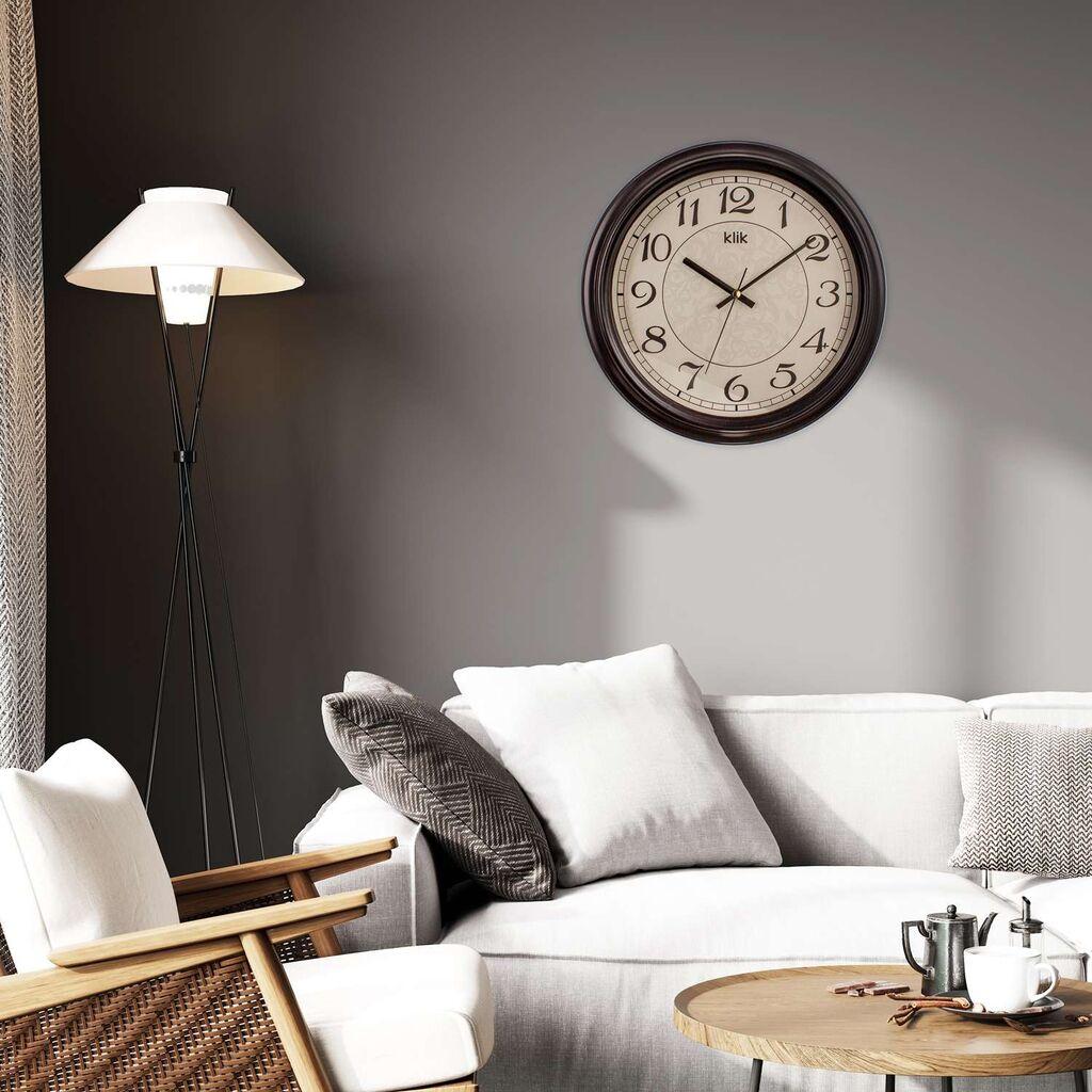 Wallity Zidni sat Alfa, 31x31 cm, Crni