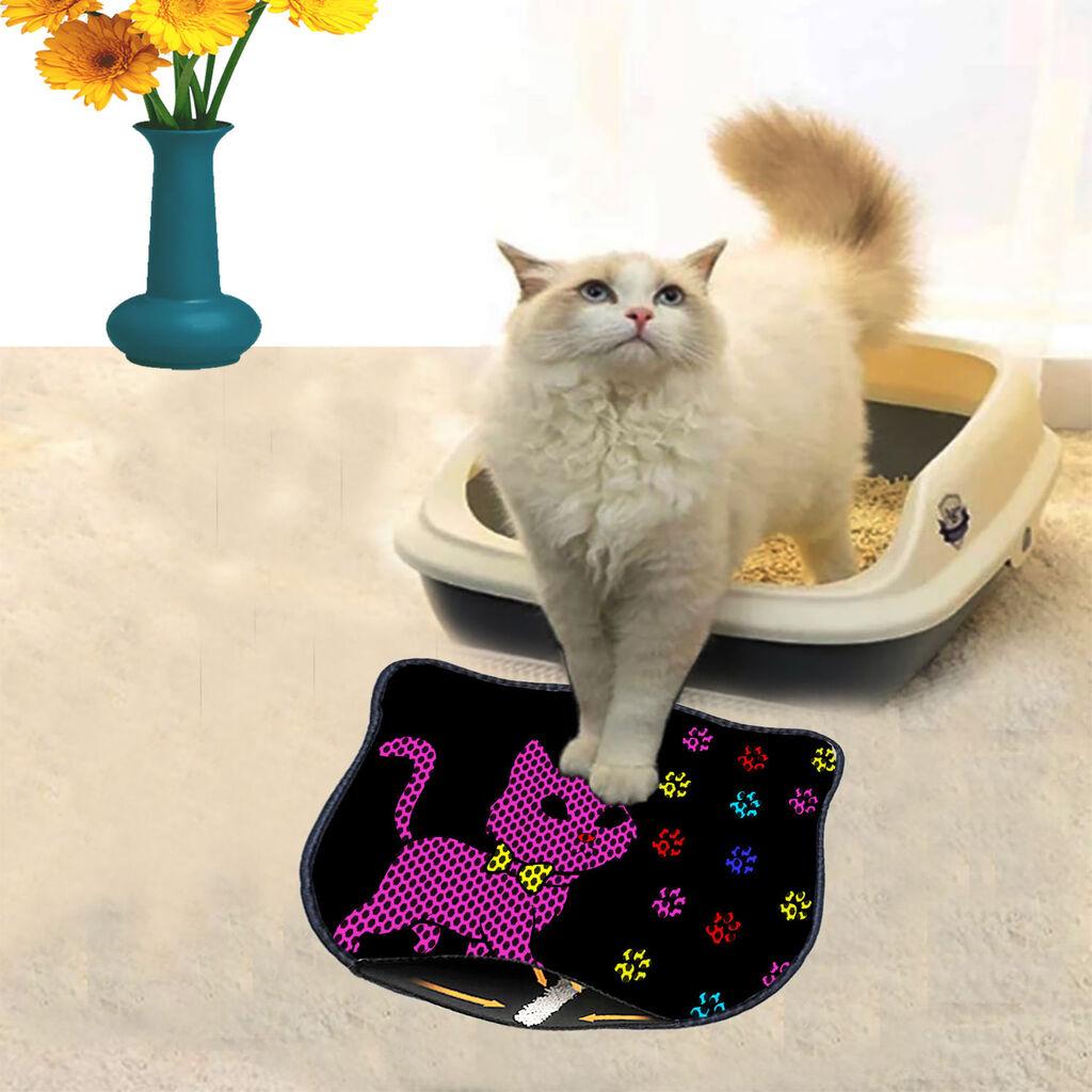 Aberto Design Prostorika za toalet za mačke Kdkafa0104, 40 x 50 cm, Šarena