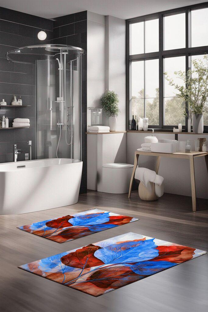 L'essentiel Maison Set prostirki za kupatilo CT-5412, 2 Komada, Šarena