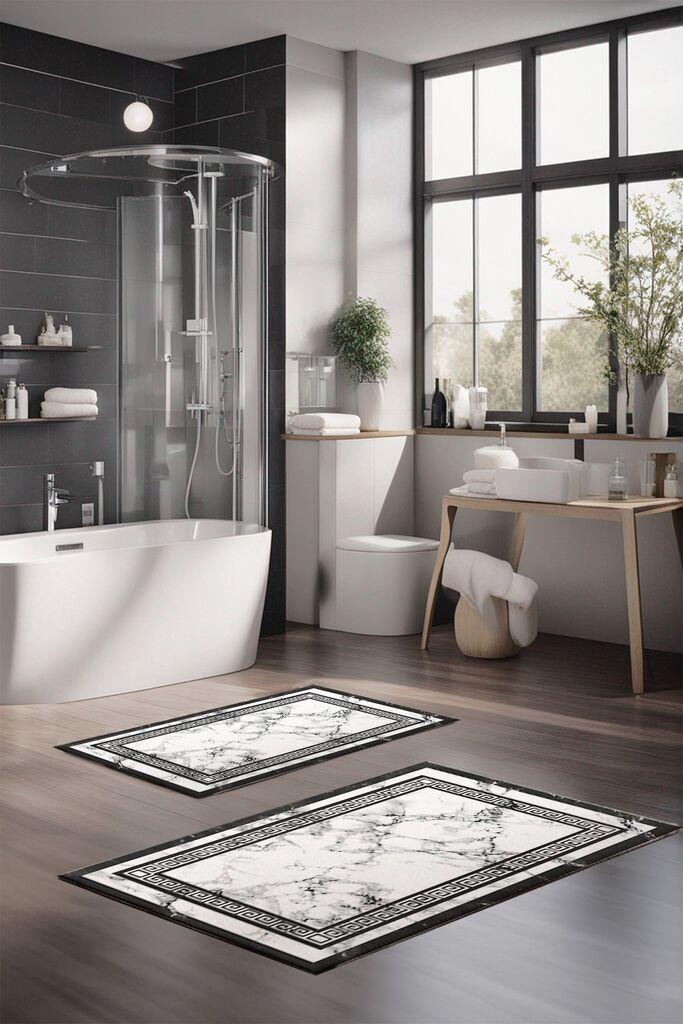 L'essentiel Maison Set prostirki za kupatilo CT-5080, 2 Komada, Šarena