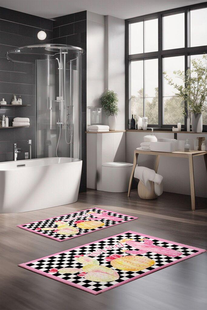 L'essentiel Maison Set prostirki za kupatilo CT-5281, 2 Komada, Šarena