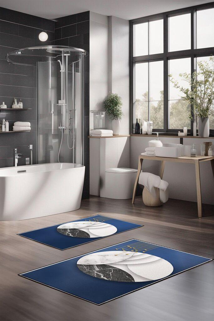 L'essentiel Maison Set prostirki za kupatilo CT-5428, 2 Komada, Šarena