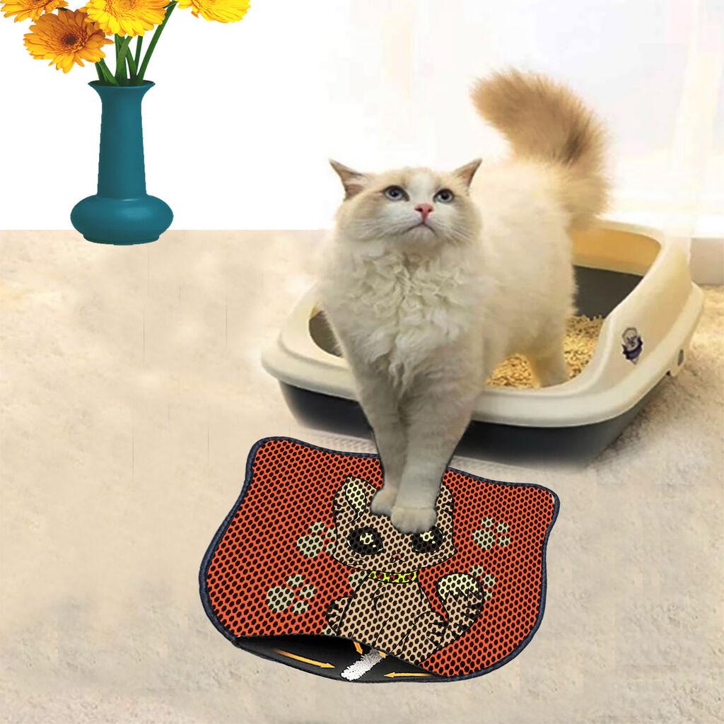 Aberto Design Prostorika za toalet za mačke Kdkafa0142, 40 x 50 cm, Narandžasta