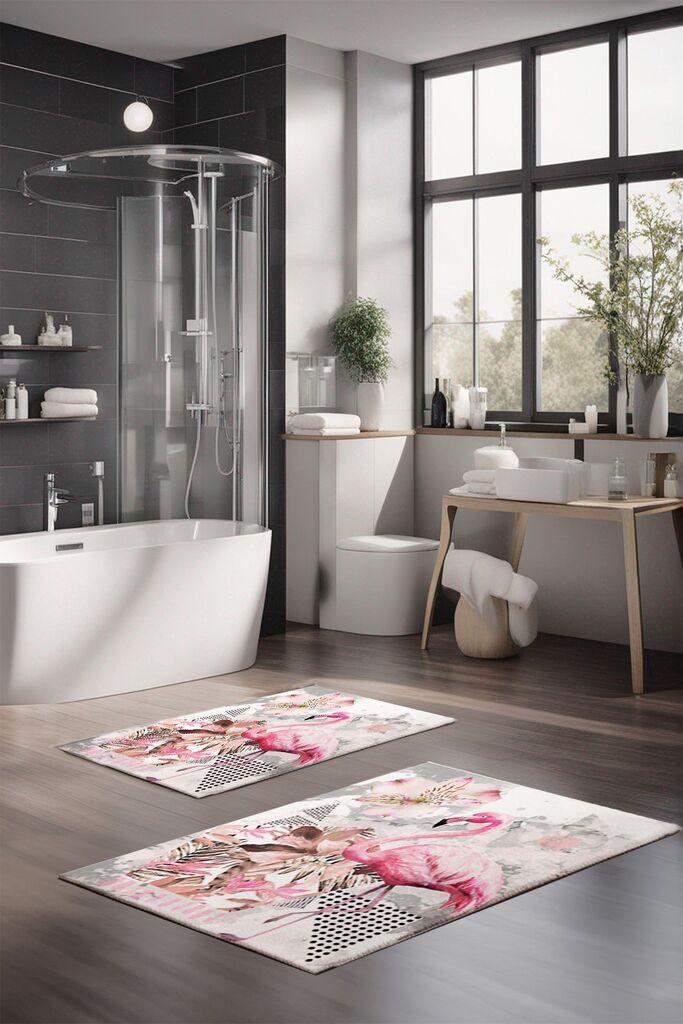 L'essentiel Maison Set prostirki za kupatilo CT-5246, 2 Komada, Šarena