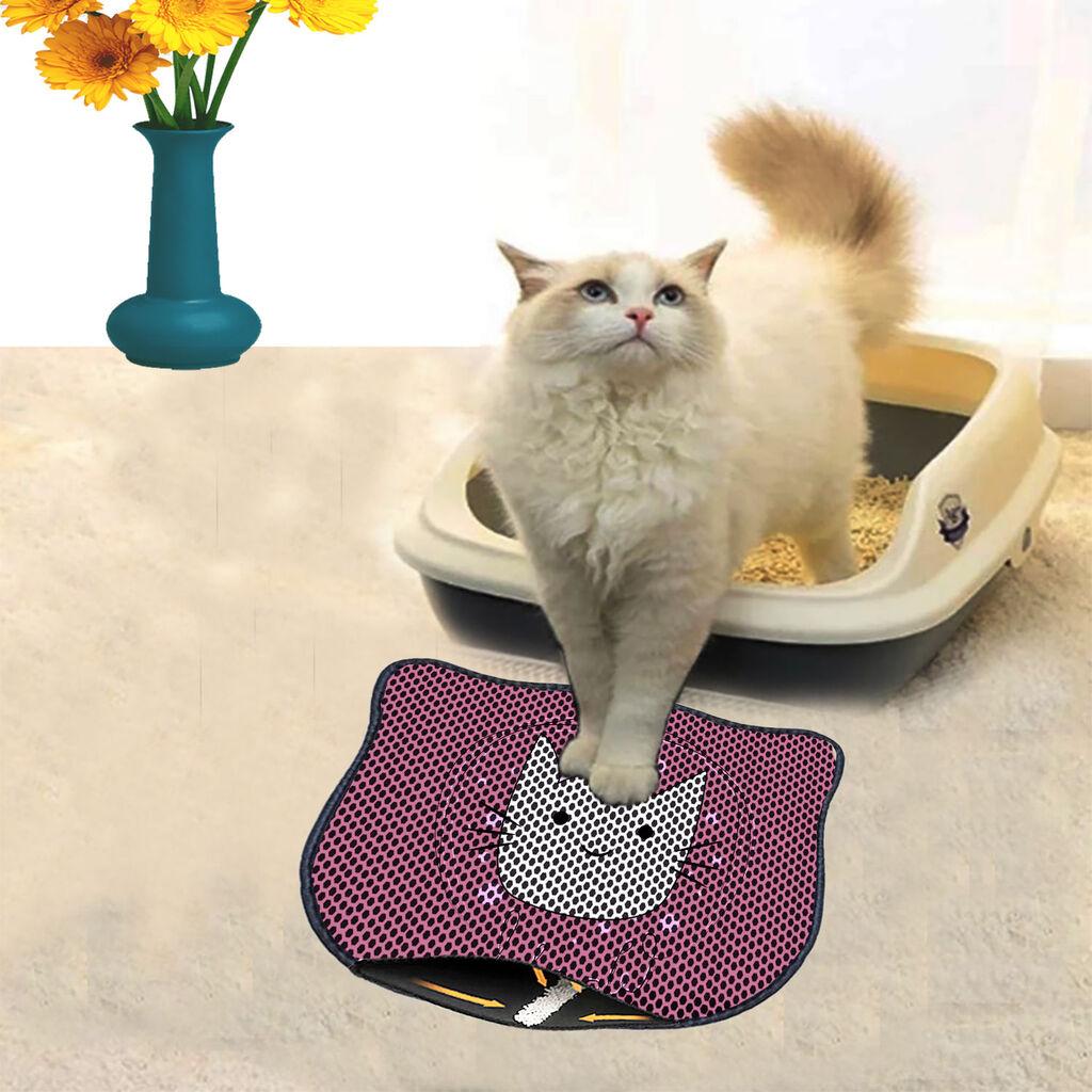 Aberto Design Prostorika za toalet za mačke Kdkafa0030, 40 x 50 cm, Roze