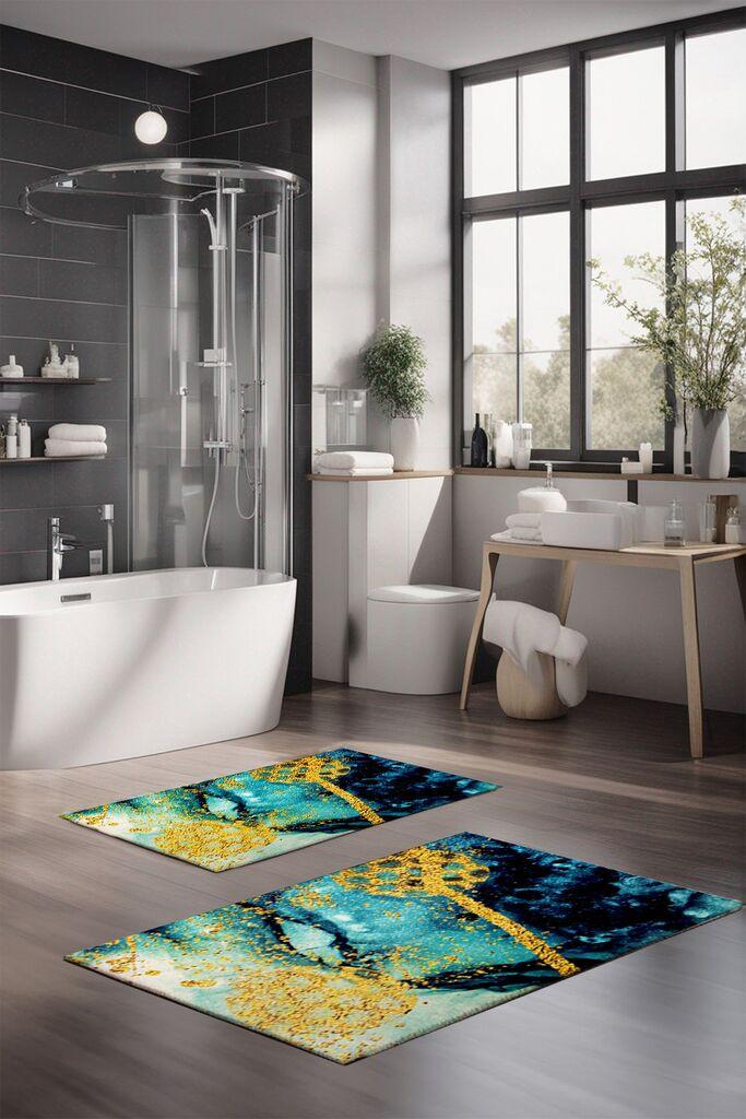 L'essentiel Maison Set prostirki za kupatilo CT-5268, 2 Komada, Šarena