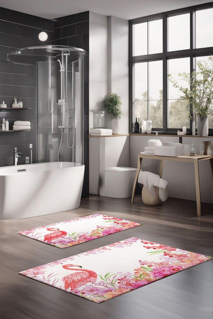 L'essentiel Maison Set prostirki za kupatilo CT-5214, 2 Komada, Šarena