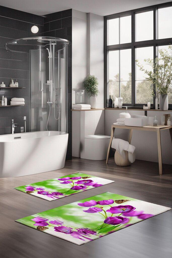L'essentiel Maison Set prostirki za kupatilo CT-5133, 2 Komada, Šarena