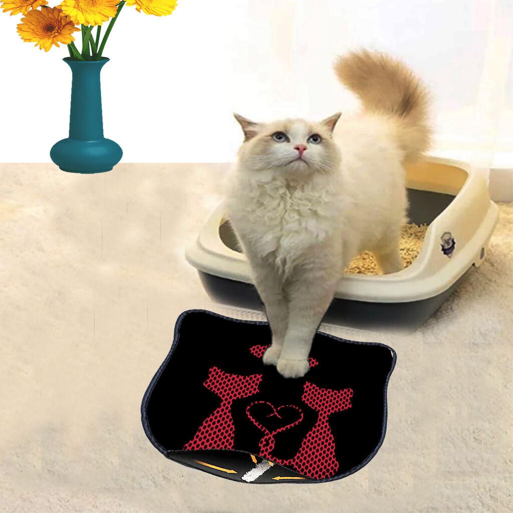 Aberto Design Prostorika za toalet za mačke Kdkafa0105, 40 x 50 cm, Šarena