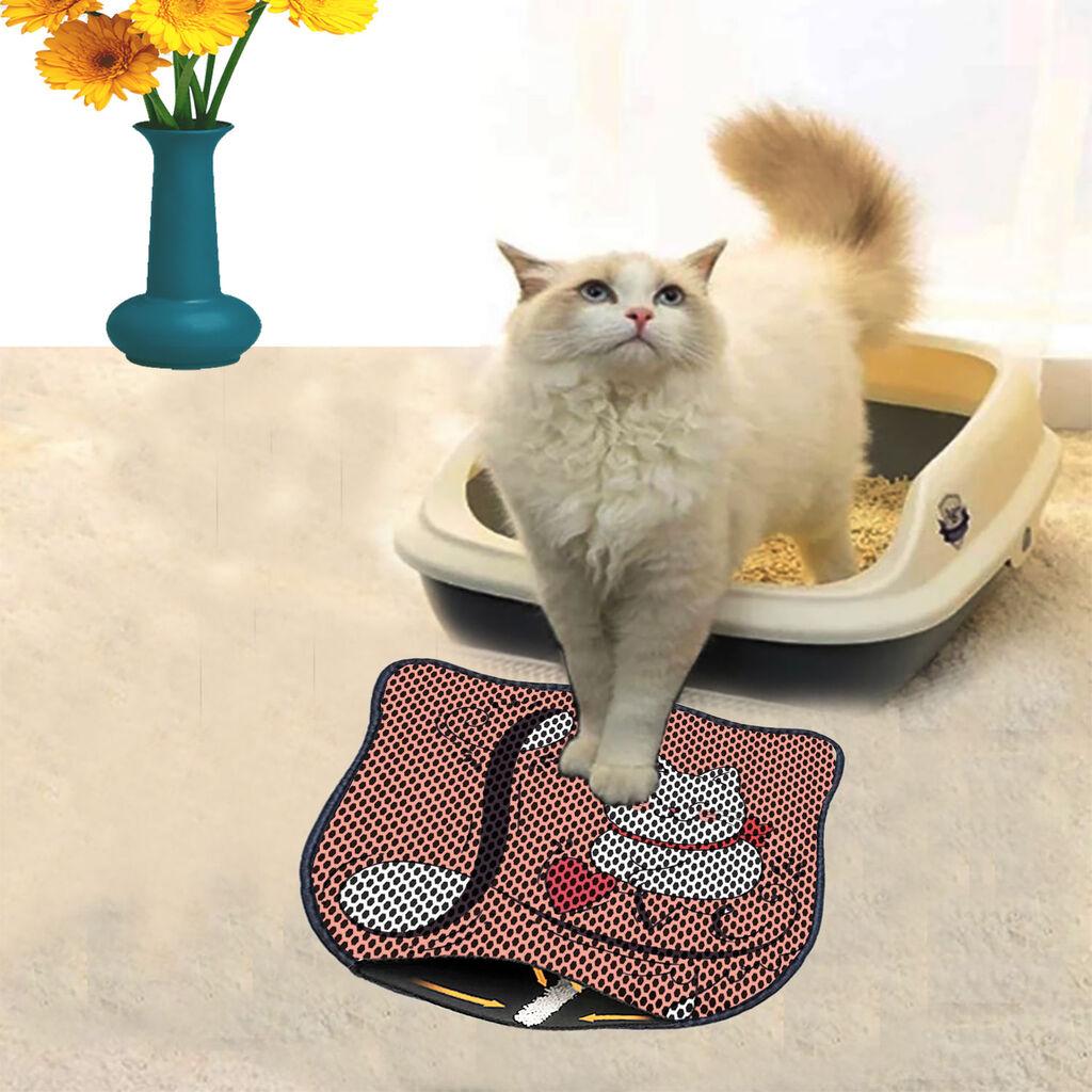 Aberto Design Prostorika za toalet za mačke Kdkafa0083, 40 x 50 cm, Narandžasta