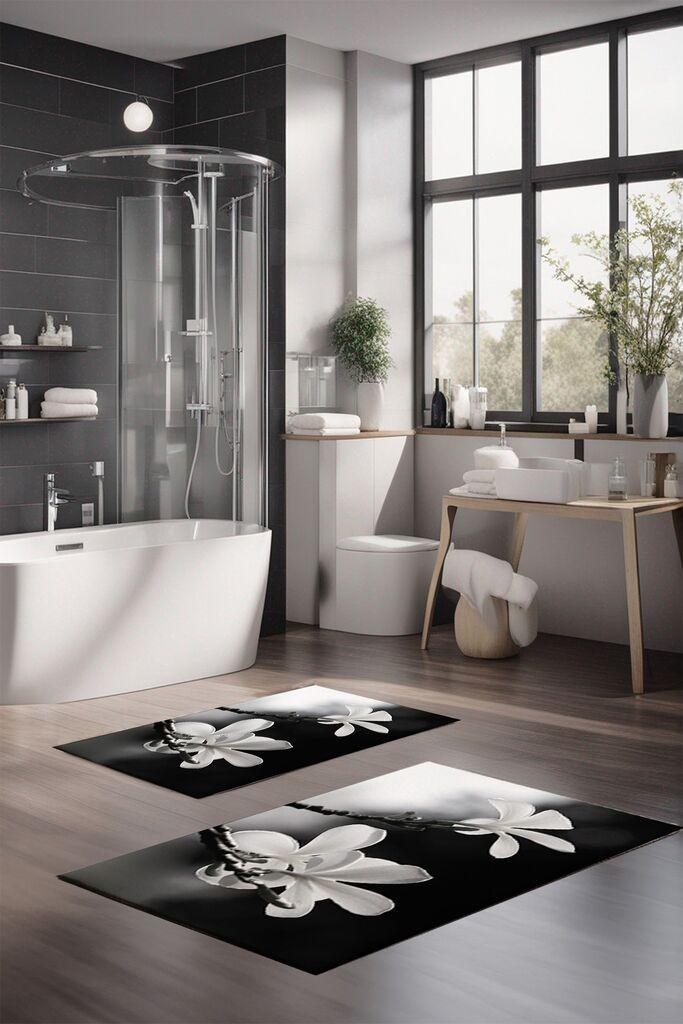 L'essentiel Maison Set prostirki za kupatilo CT-5123, 2 Komada, Šarena