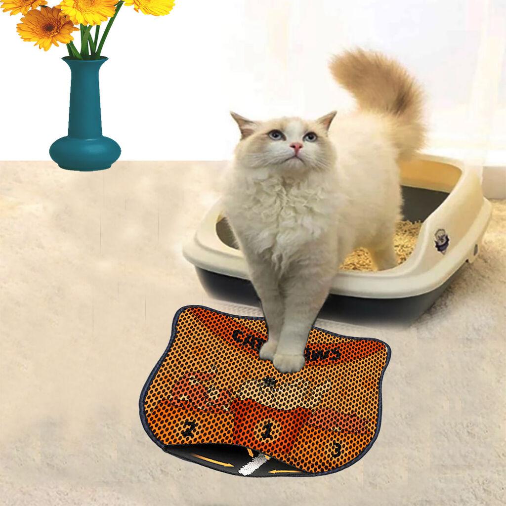 Aberto Design Prostorika za toalet za mačke Kdkafa0248, 40 x 50 cm, Narandžasta