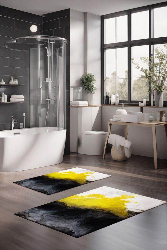 L'essentiel Maison Set prostirki za kupatilo CT-5043, 2 Komada, Šarena