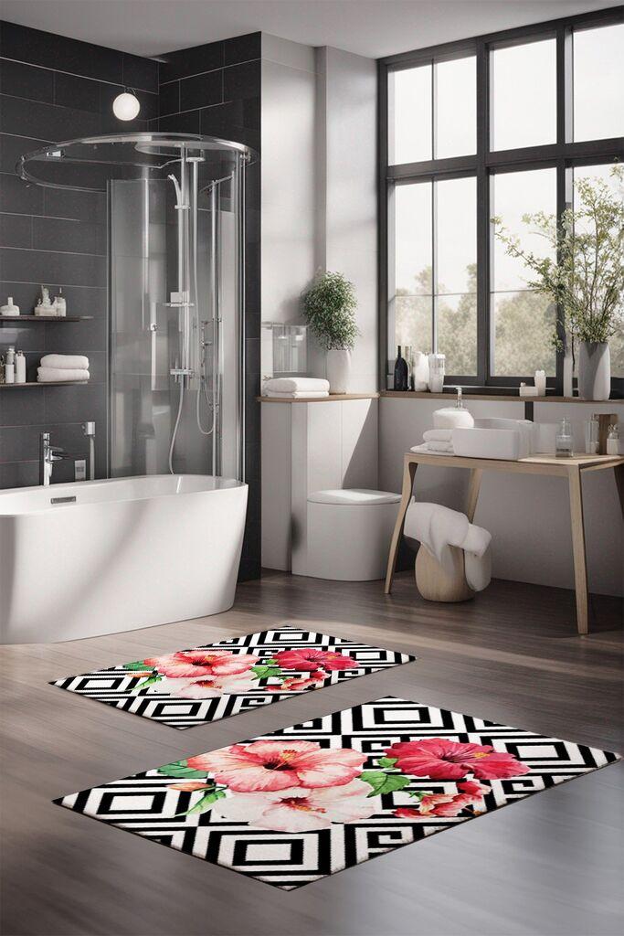 L'essentiel Maison Set prostirki za kupatilo CT-5296, 2 Komada, Šarena