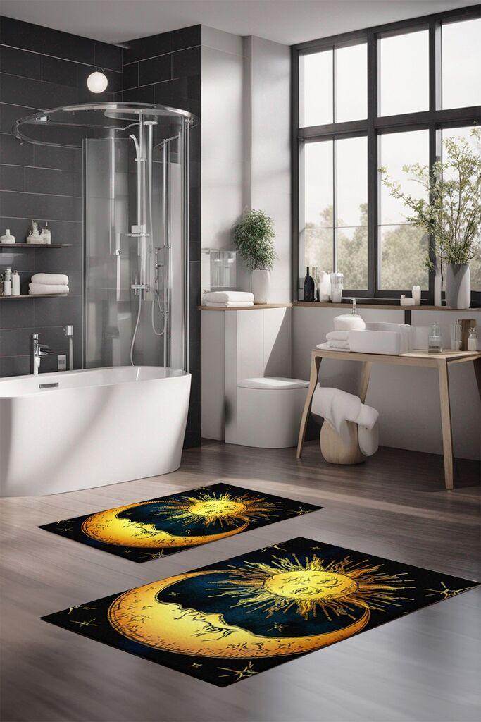 L'essentiel Maison Set prostirki za kupatilo CT-5383, 2 Komada, Šarena