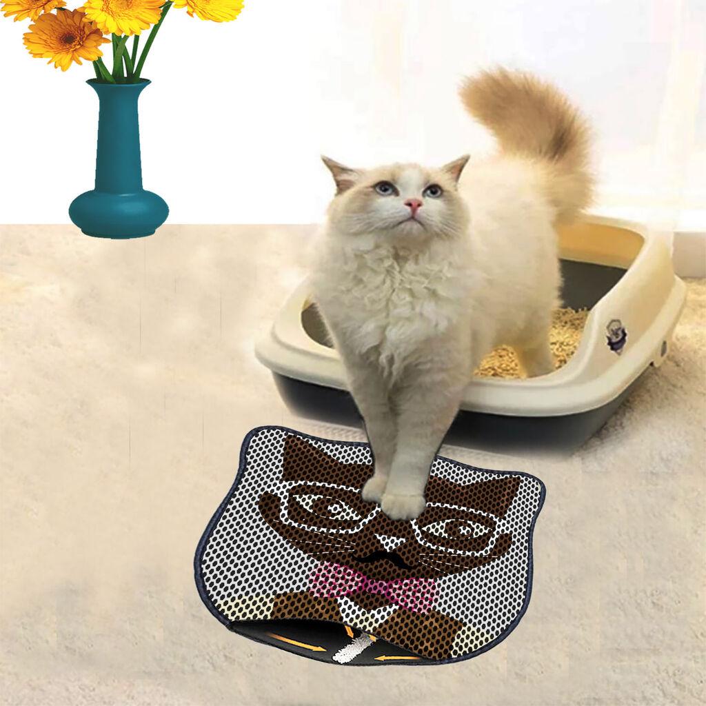 Aberto Design Prostorika za toalet za mačke Kdkafa0187, 40 x 50 cm, Šarena