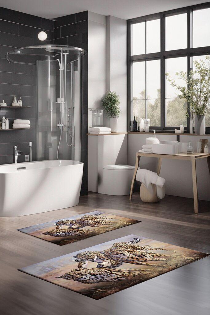 L'essentiel Maison Set prostirki za kupatilo CT-5287, 2 Komada, Šarena