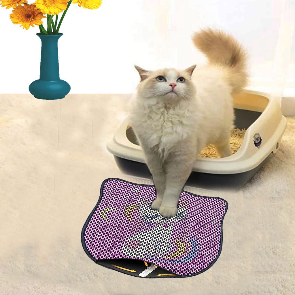 Aberto Design Prostorika za toalet za mačke Kdkafa0161, 40 x 50 cm, Roze