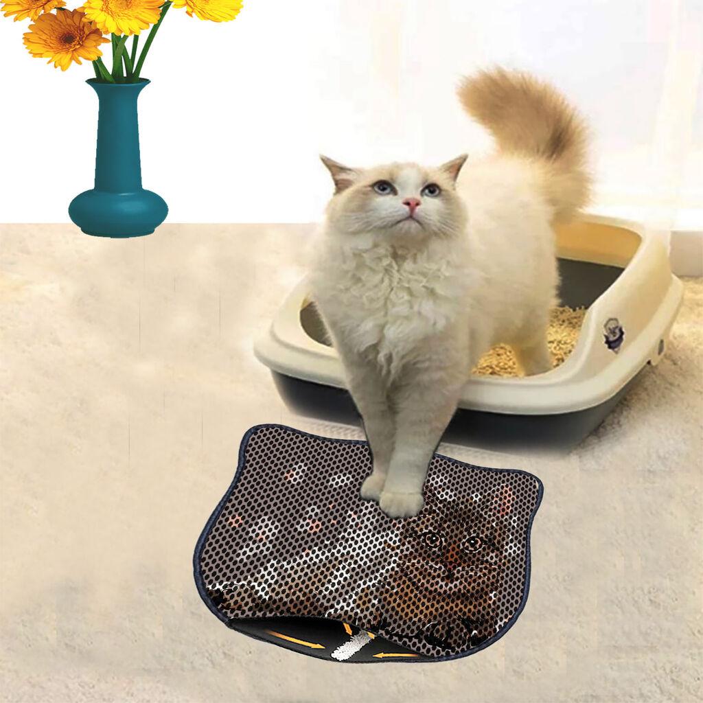 Aberto Design Prostorika za toalet za mačke Kdkafa0125, 40 x 50 cm, Smeđa (braon)