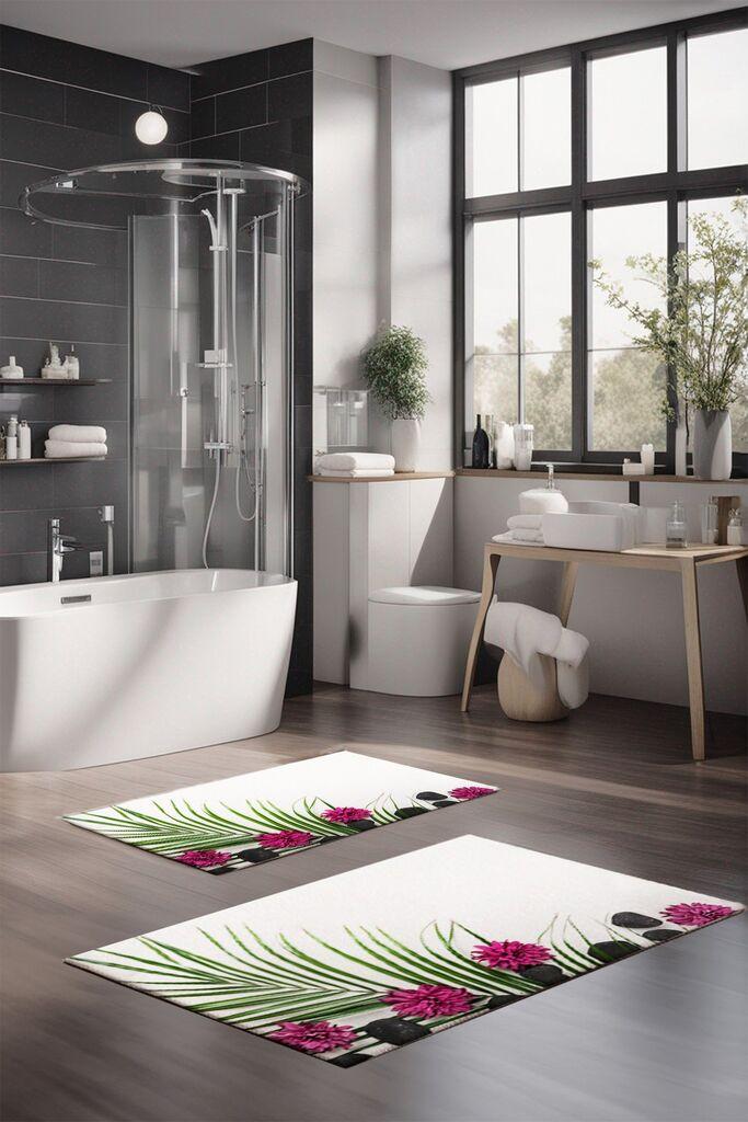 L'essentiel Maison Set prostirki za kupatilo CT-5207, 2 Komada, Šarena