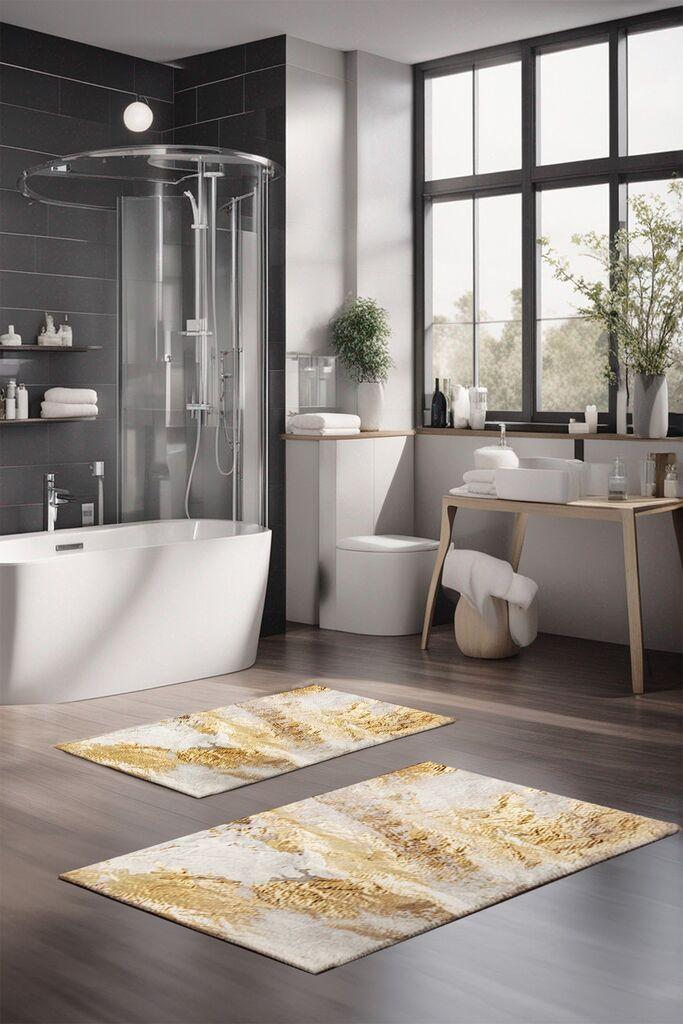 L'essentiel Maison Set prostirki za kupatilo CT-5040, 2 Komada, Šarena