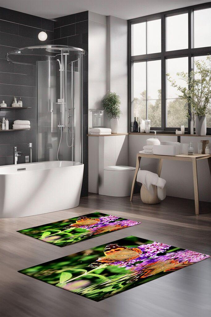 L'essentiel Maison Set prostirki za kupatilo CT-5111, 2 Komada, Šarena