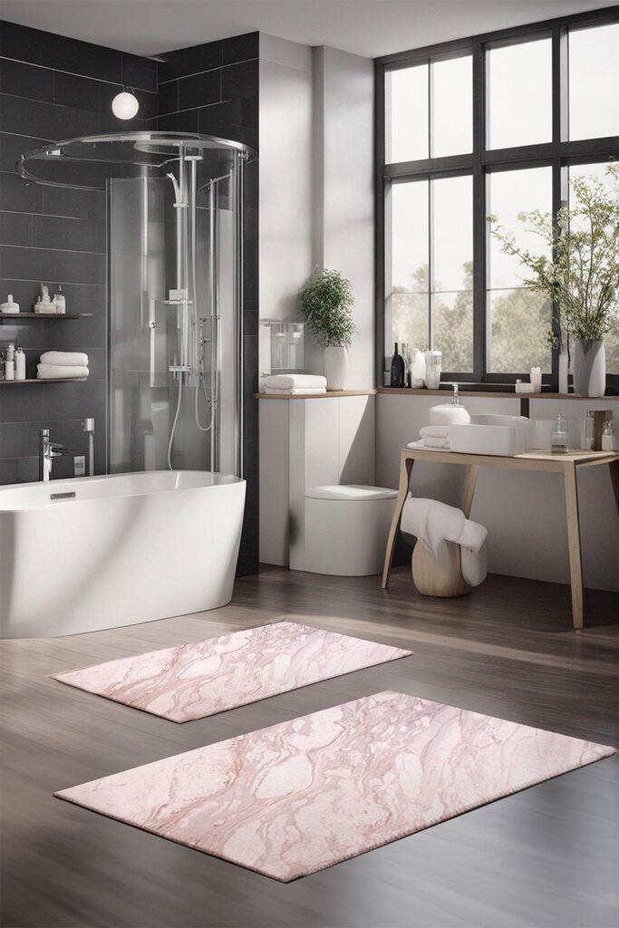 L'essentiel Maison Set prostirki za kupatilo CT-5034, 2 Komada, Krem