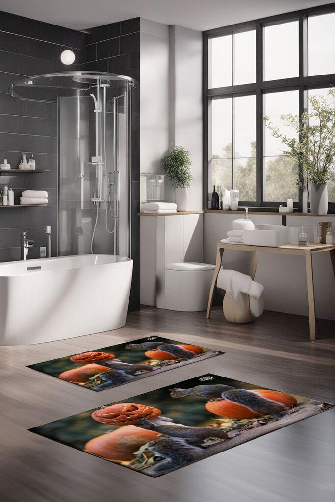 L'essentiel Maison Set prostirki za kupatilo CT-5151, 2 Komada, Šarena