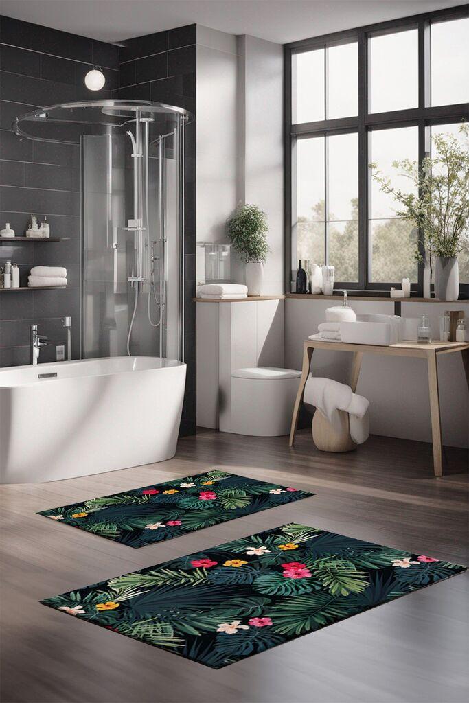 L'essentiel Maison Set prostirki za kupatilo CT-5302, 2 Komada, Šarena