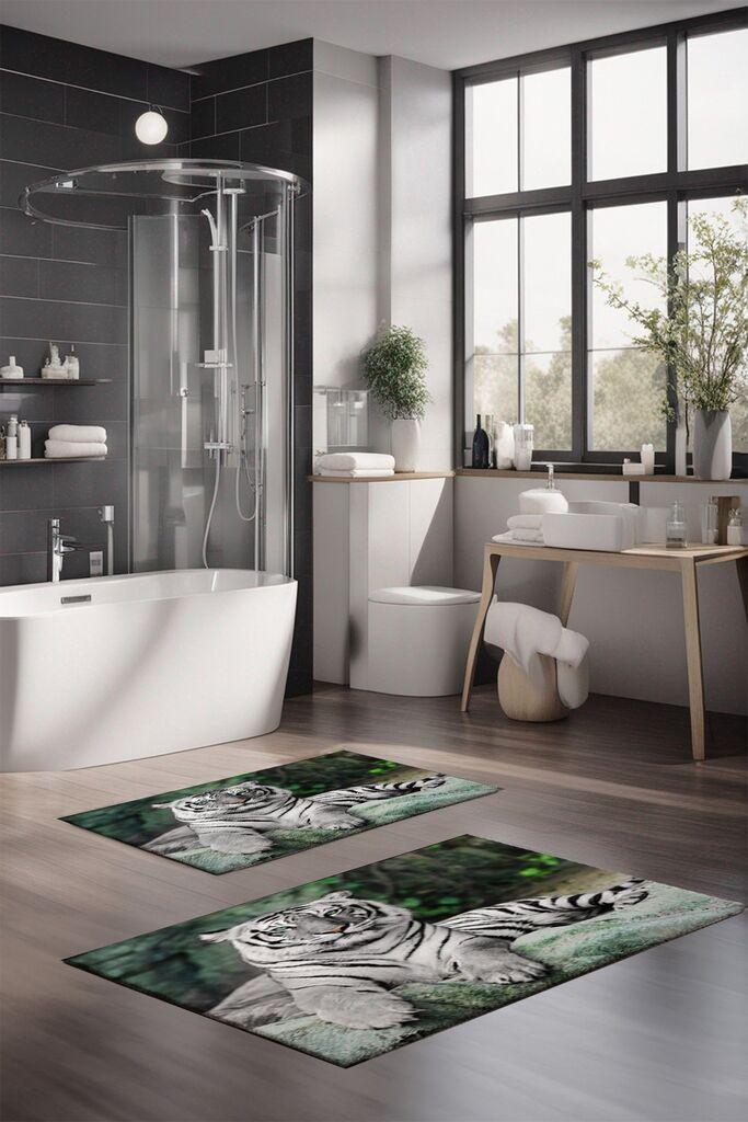 L'essentiel Maison Set prostirki za kupatilo CT-5122, 2 Komada, Šarena