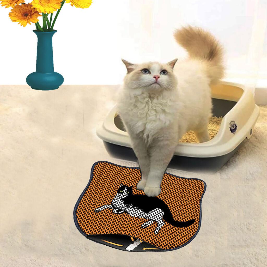 Aberto Design Prostorika za toalet za mačke Kdkafa0014, 40 x 50 cm, Narandžasta