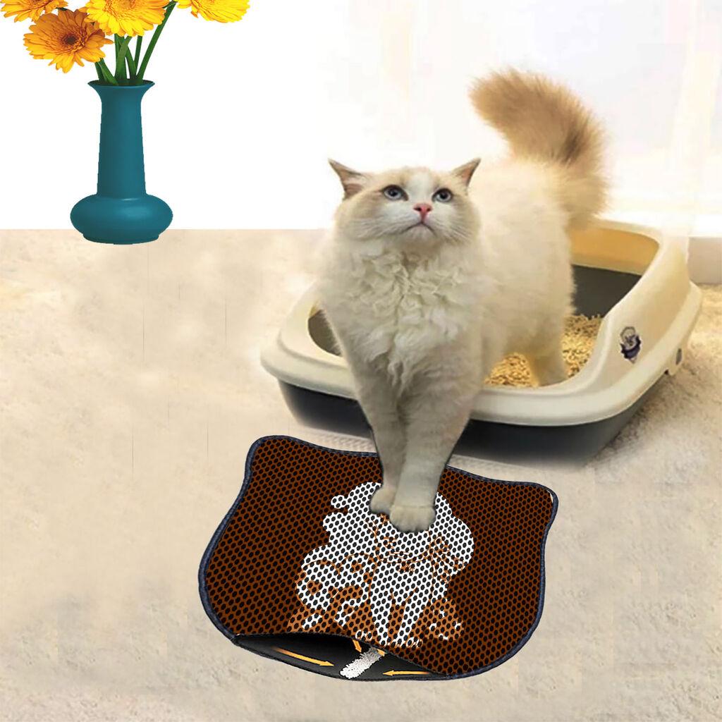 Aberto Design Prostorika za toalet za mačke Kdkafa0019, 40 x 50 cm, Šarena