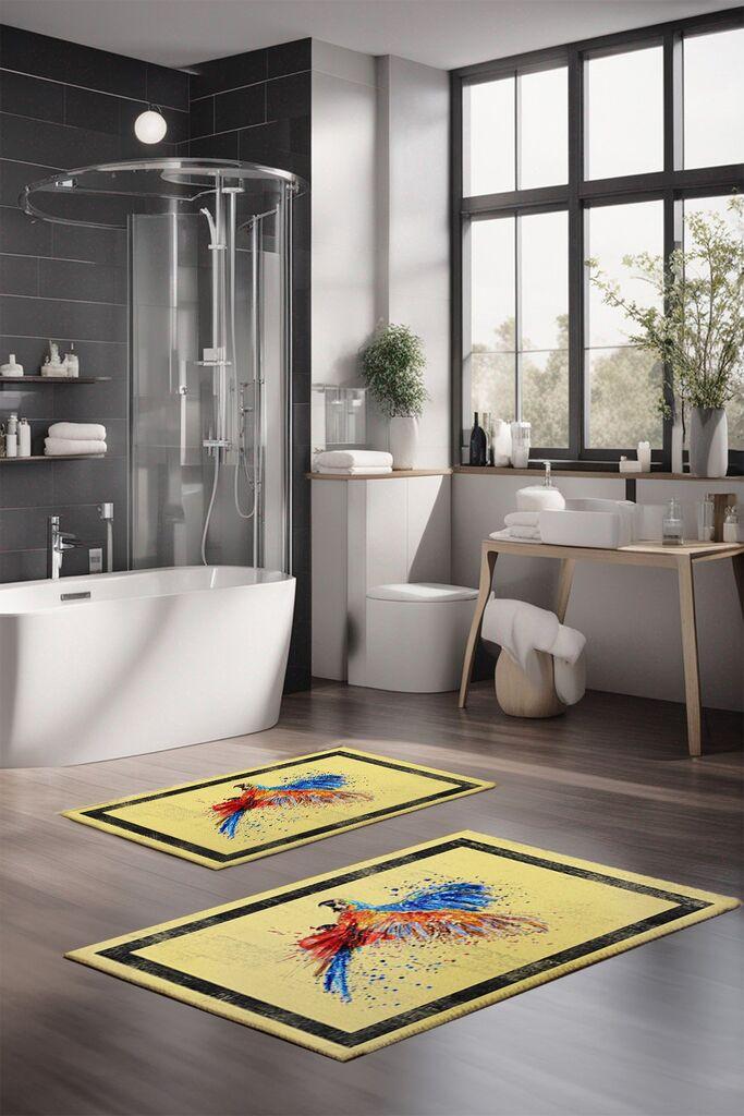 L'essentiel Maison Set prostirki za kupatilo CT-5364, 2 Komada, Šarena