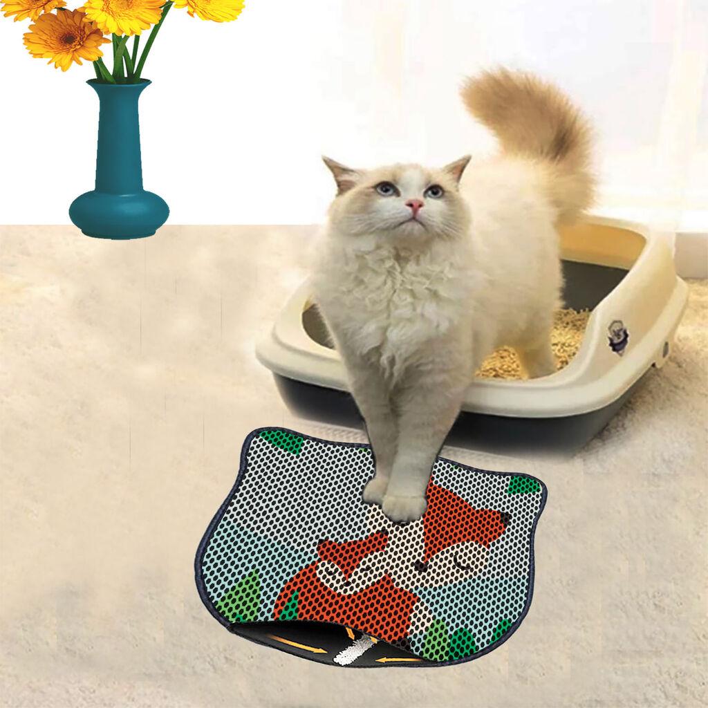 Aberto Design Prostorika za toalet za mačke Kdkafa0097, 40 x 50 cm, Šarena