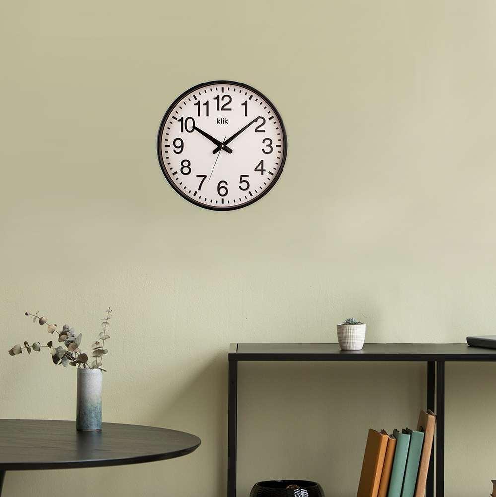 Wallity Zidni sat Simplex, 38x38 cm, Crni