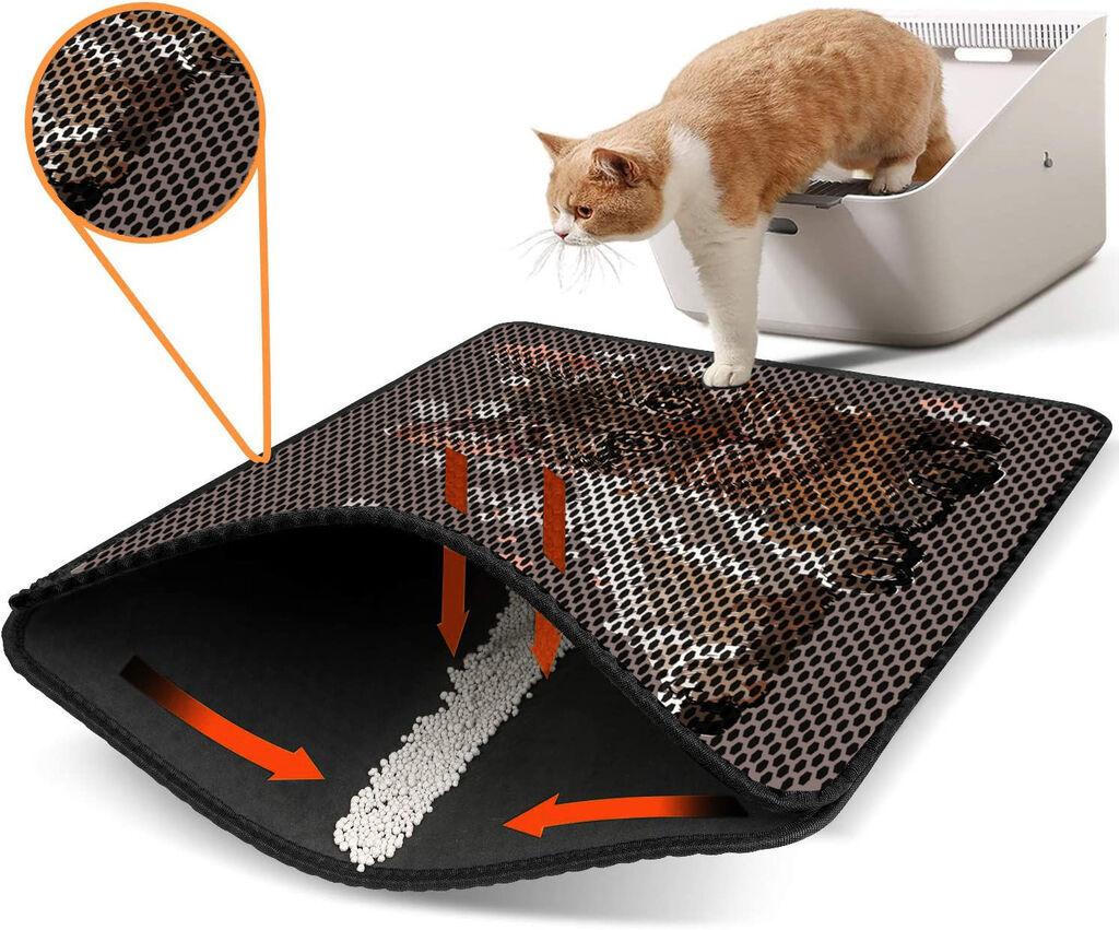 Aberto Design Prostorika za toalet za mačke Nrszn0125, 45 x 60 cm, Smeđa (braon)